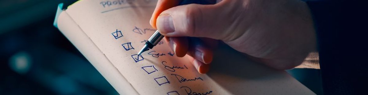 person achieving goal tracking progress
