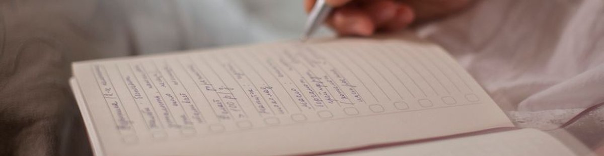 daily habit routine journal checklist